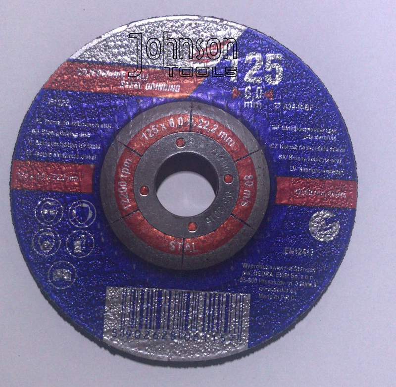 Disco abrasivo para corte de metal de 100-230 mm con centro hundido