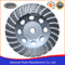 Muela abrasiva de diamante turbo de 115 mm para piedra