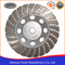 Muela abrasiva de diamante turbo de 115 mm para piedra