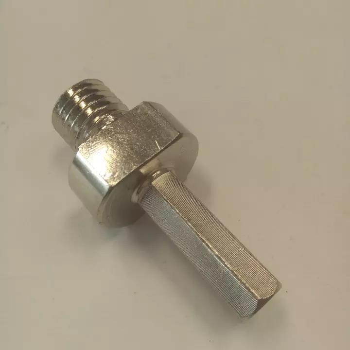 Adaptador de hilo a vástago hexadecimal para herramientas de alimentación de perforación de perforación de núcleo de diamante
