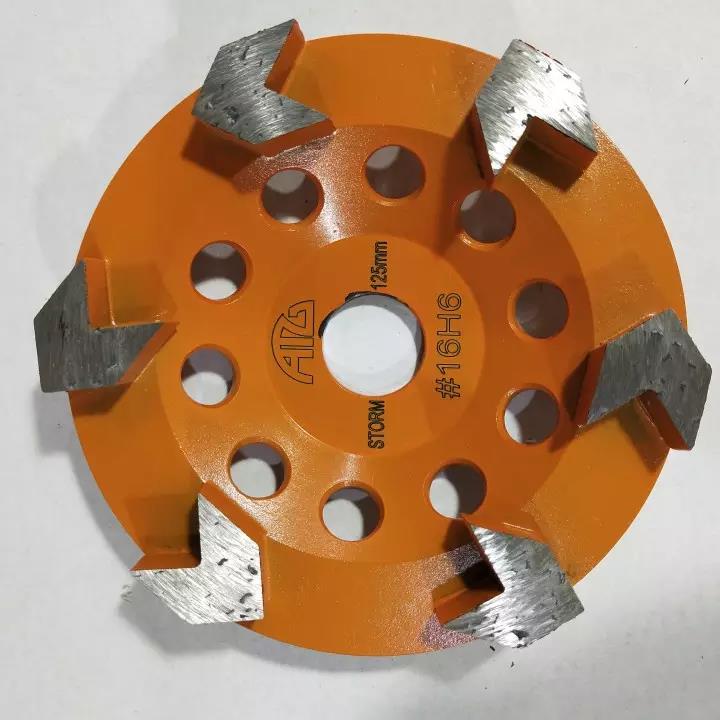 125 mm 30/35 Segmento de diamante de flecha Diamond Ralling Cup Guit