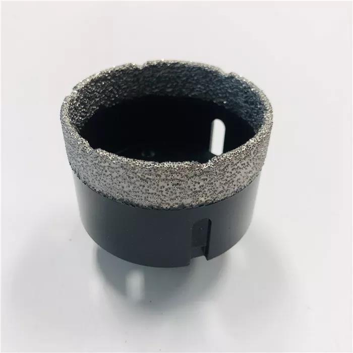 Brocas de núcleo seco de rosca M14 soldadas al vacío de 65 mm para cerámica/baldosa/porcelana