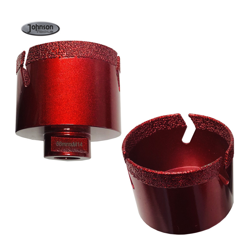 Johnson Tools OEM/ODM Diamond Tile Core Bit Set Stone Vacuum Hole Breed Sierra para porcelana