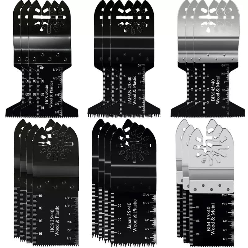 Vender más de venta de 20 paquetes Mezclar múltiples herramientas múltiples cuchillas de sierra para metal de plástico de madera con caja de plástico