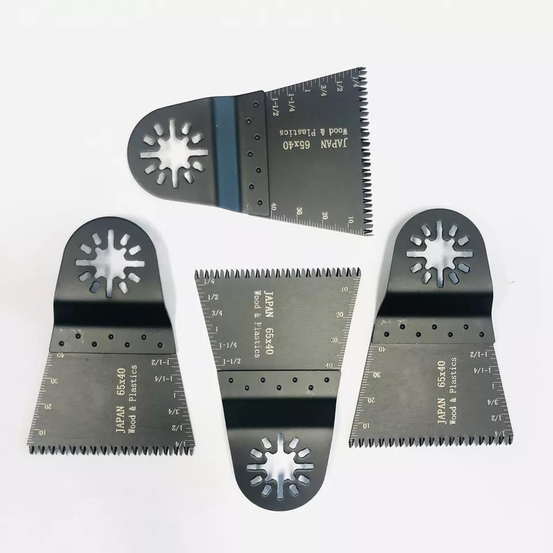 Liberación rápida de 65 mm Prescion Japan dientes cercanos oscilando múltiples hojas de sierra de sierra de herramienta múltiple