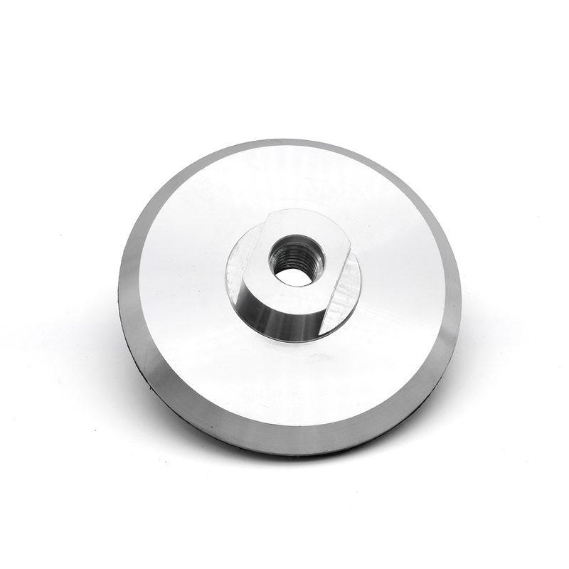 Almohadilla de pulido de diamante de 4 pulgadas Use almohadilla de respaldo de aluminio con rosca M14