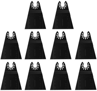  10 PCS 65 mm de liberación rápida. Hojos de sierra oscilantes Multi Herramientas para metal de plástico de madera