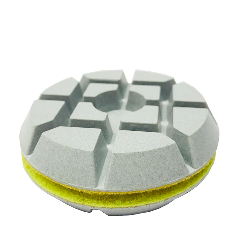 Almohadillas de pulido en seco para herramientas abrasivas de diamante de 3 pulgadas y 75 mm para pisos de concreto con buen rendimiento