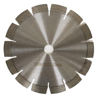 Láser de cuchilla de sierra circular de 200 mm de diamante soldada para corte de arenisca